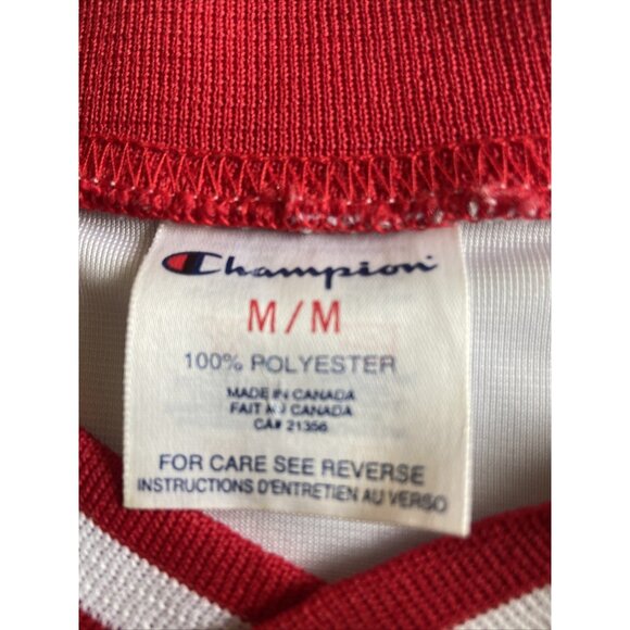 Champion Shooting Shirt Warm Up Men M Red White Blue USA - Picture 4 of 8